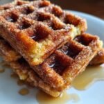 air fryer churro waffles