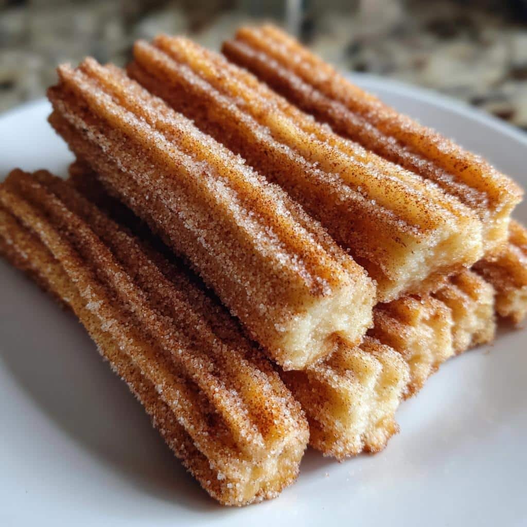 air fryer churros - detail 1