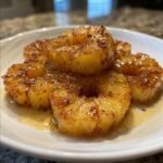 air fryer cinnamon roasted pineapple