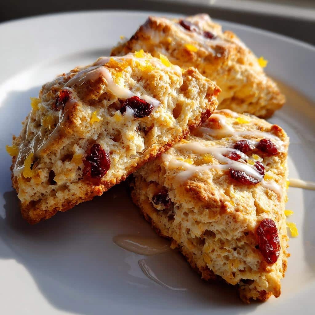 air fryer cranberry orange scones