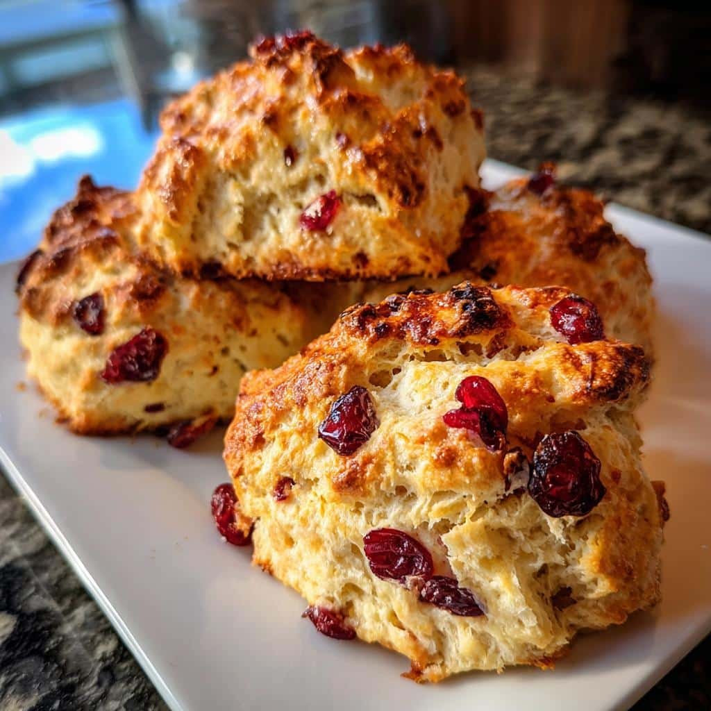 air fryer cranberry scones