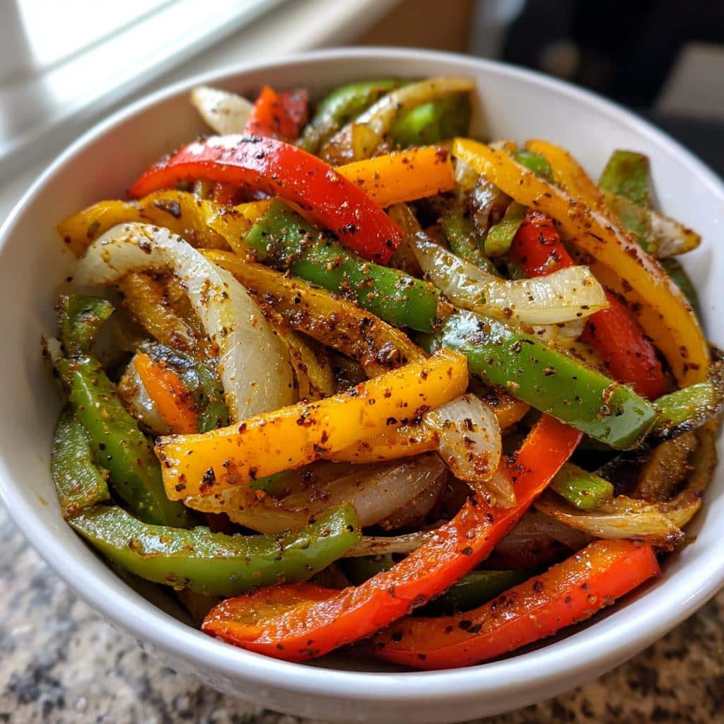 air fryer fajita vegetables