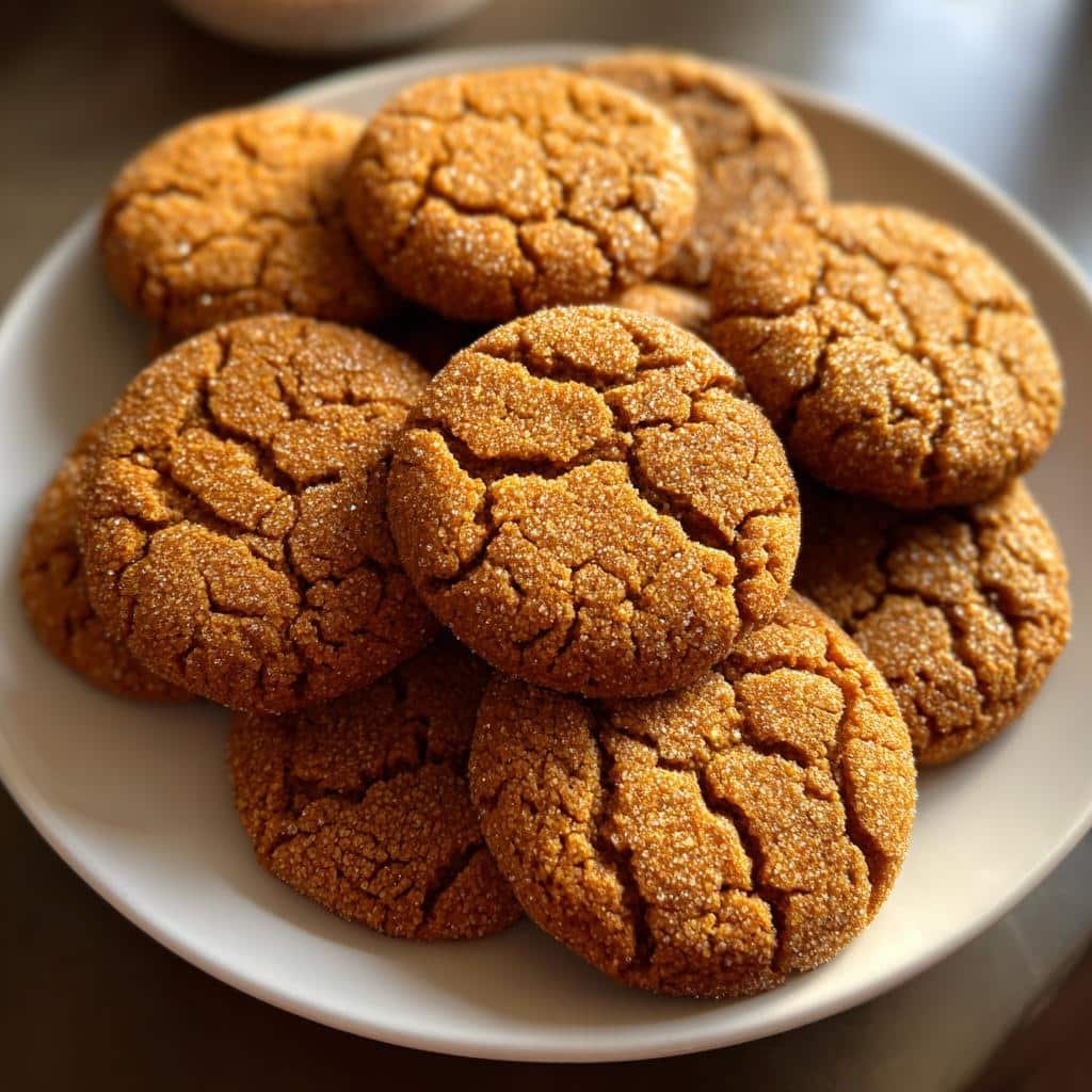 air fryer gingerbread cookies - detail 1