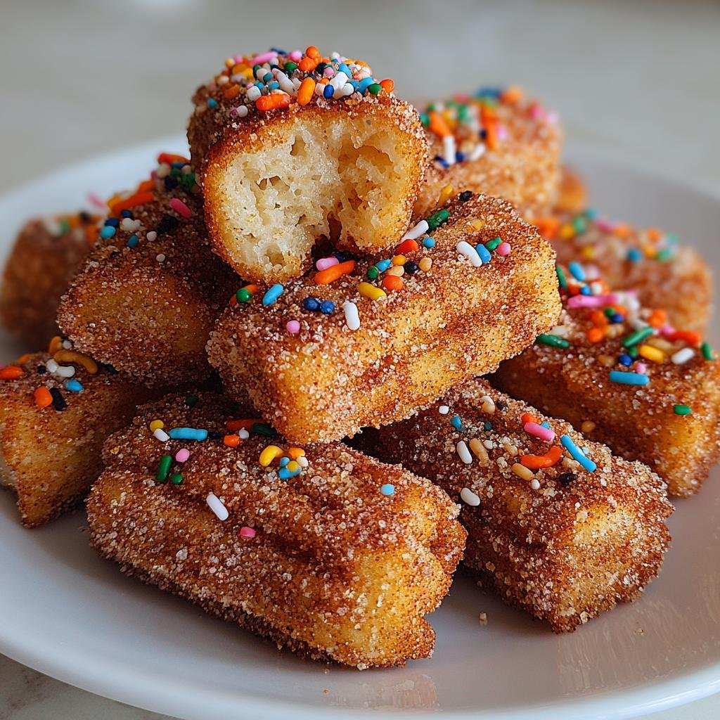 air fryer halloween churro bites