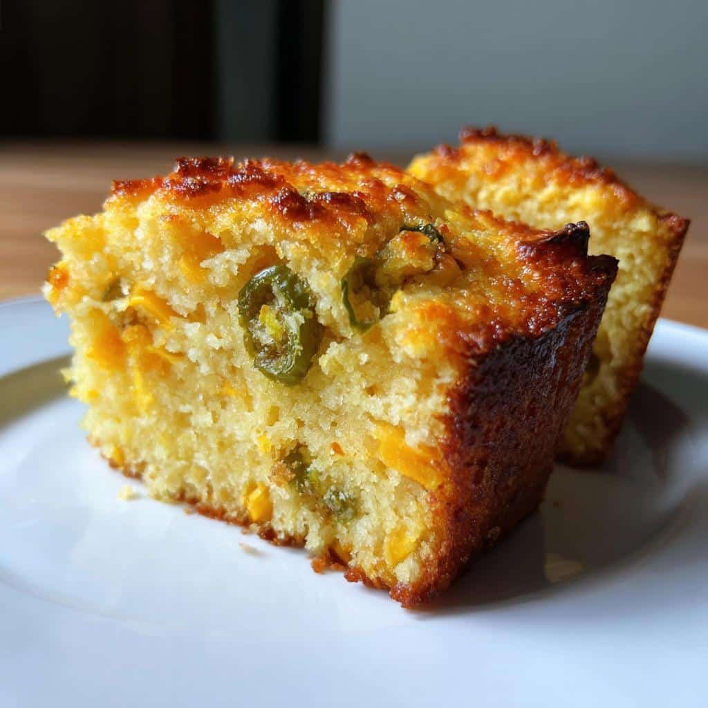 air fryer jalapeño cheddar cornbread