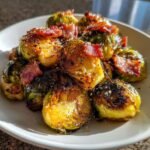 air fryer maple bacon brussels sprouts