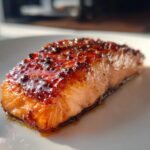 air fryer maple glazed salmon