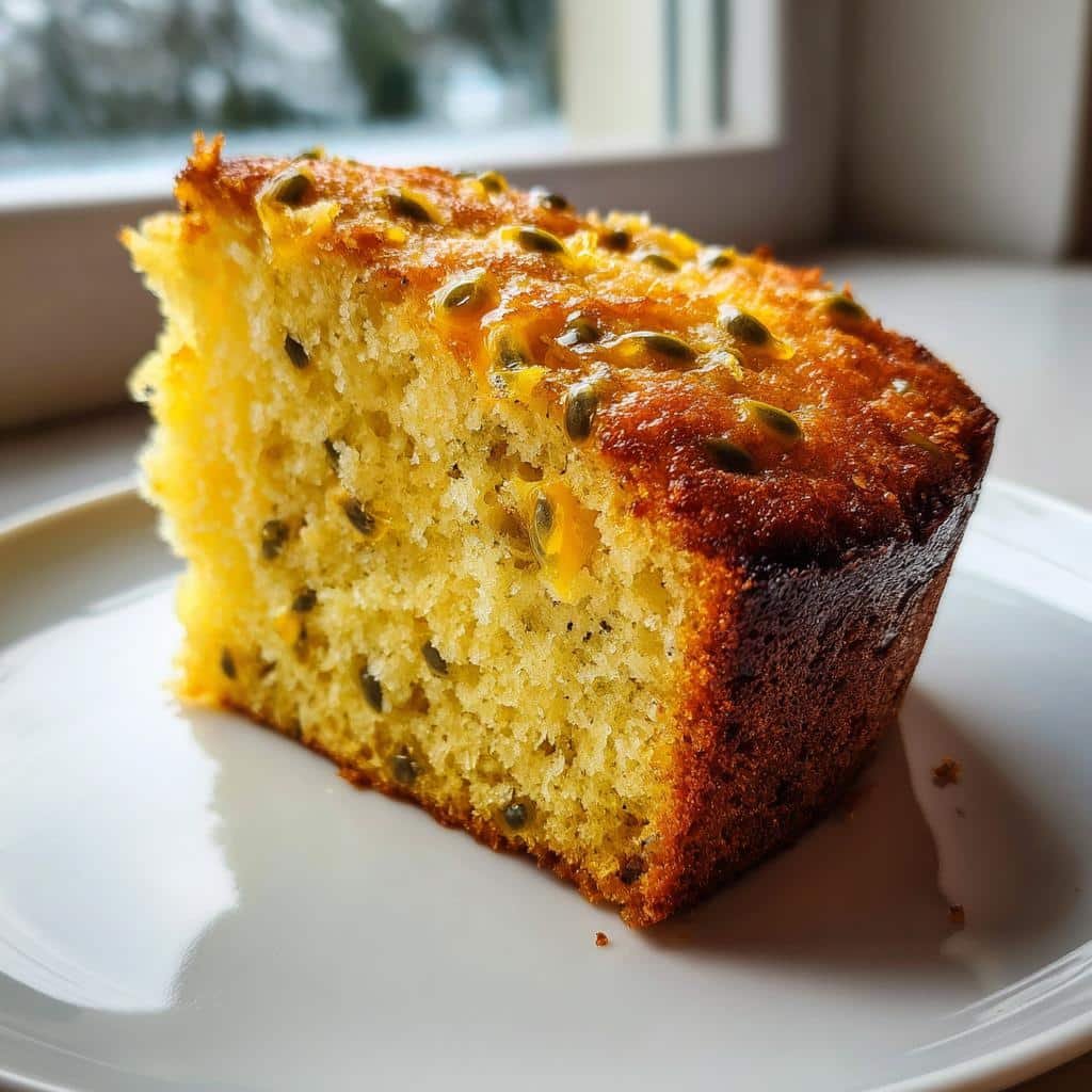 air fryer passionfruit buttermilk cake