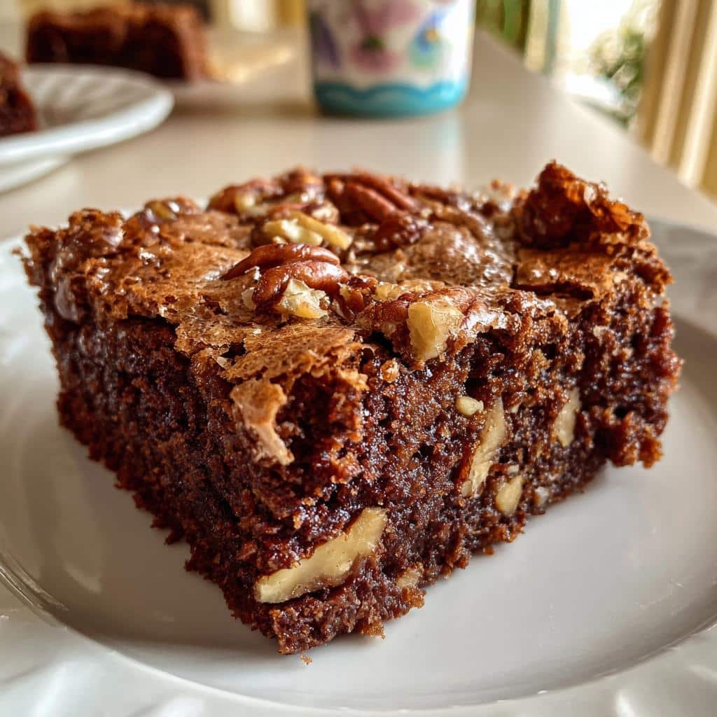 air fryer pecan brownies