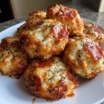 air fryer pepperoni pizza bites