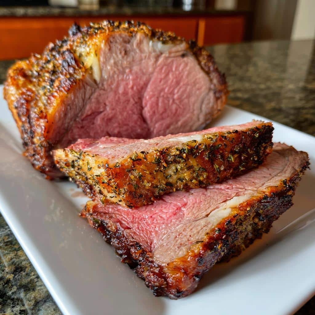 air fryer prime rib - detail 1
