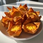 air fryer pumpkin cheesecake bites