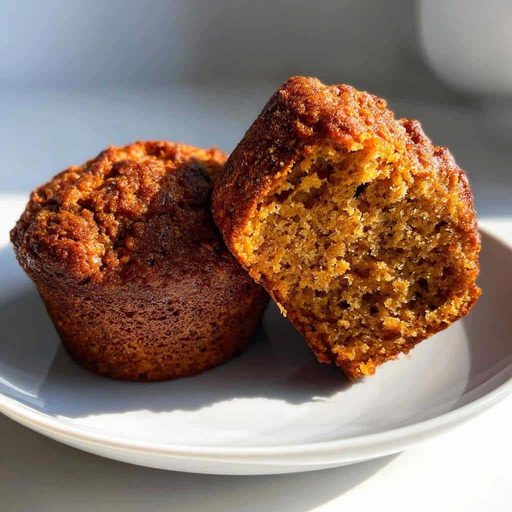 air fryer pumpkin muffins - detail 1