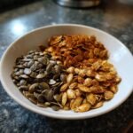 air fryer pumpkin seeds trio
