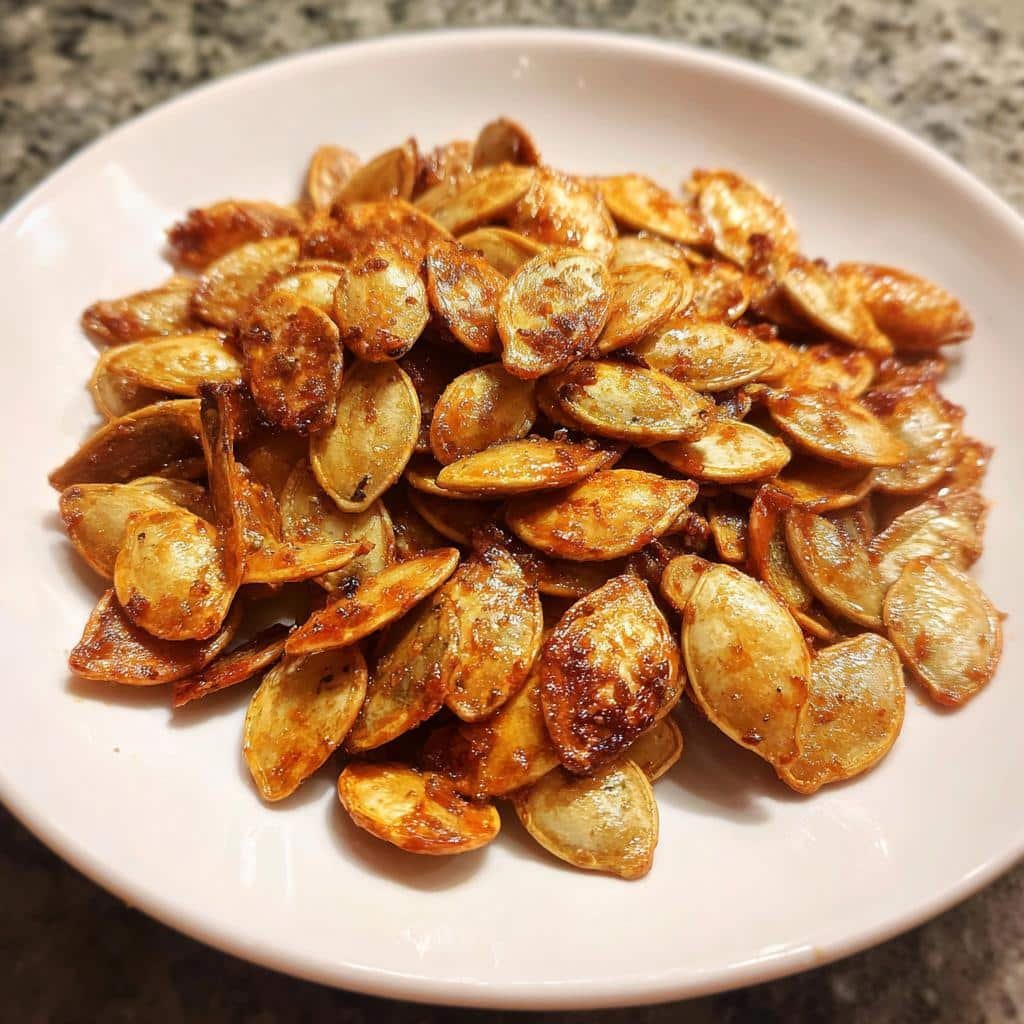 air fryer salt and vinegar pumpkin seeds