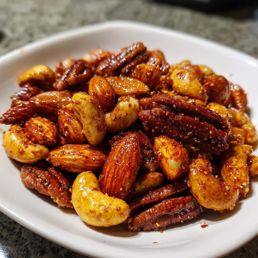 air fryer spiced nuts