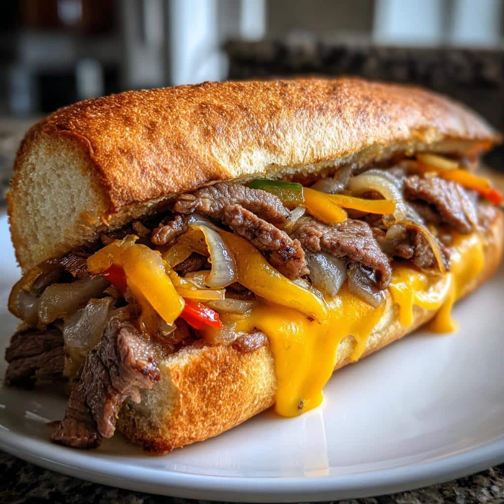 air fryer steak and cheese melts