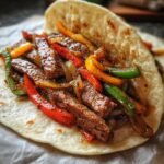 air fryer steak fajitas