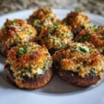 air fryer stuffed mushrooms