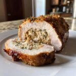 air fryer stuffed pork loin