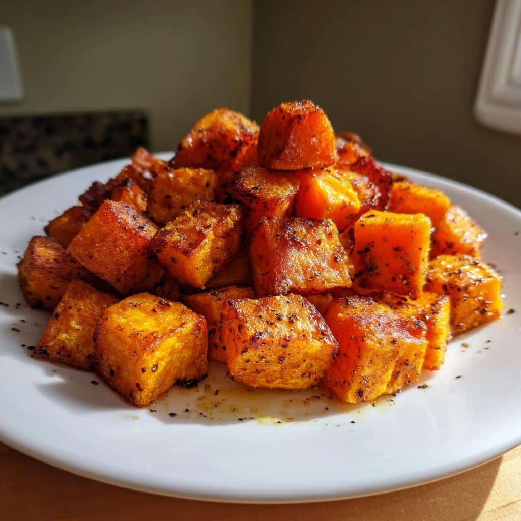 air fryer sweet potato hash