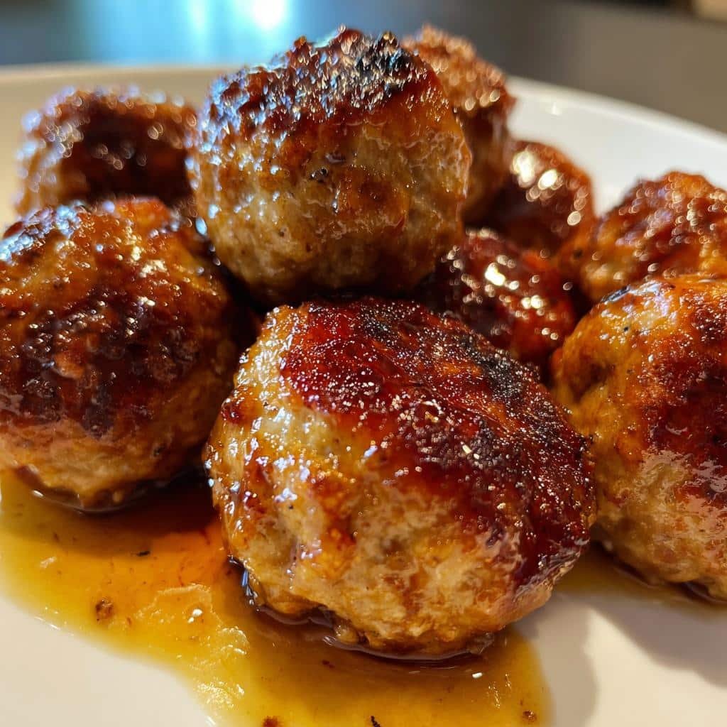 air fryer teriyaki meatballs
