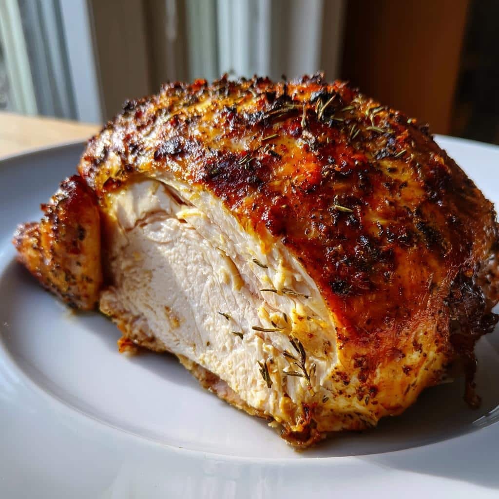 air fryer thanksgiving turkey - detail 1