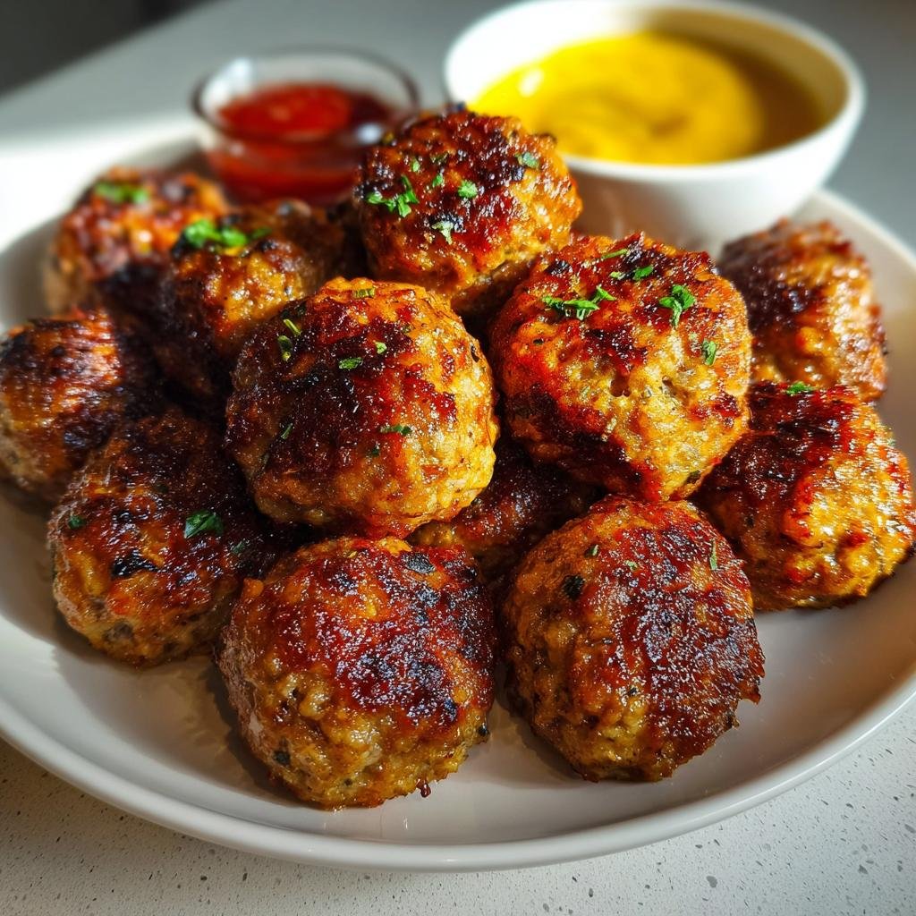 air fryer vegan meatballs
