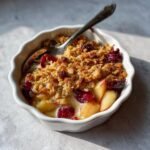 Air Fryer Apple Cranberry Crisp