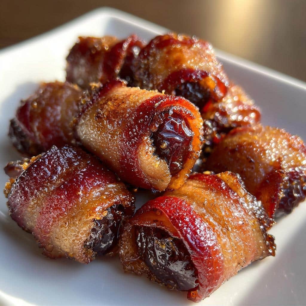 Air Fryer Bacon-Wrapped Dates - detail 1
