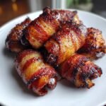 Air Fryer Bacon-Wrapped Dates