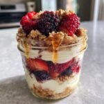 Air Fryer Berry Parfait Jar