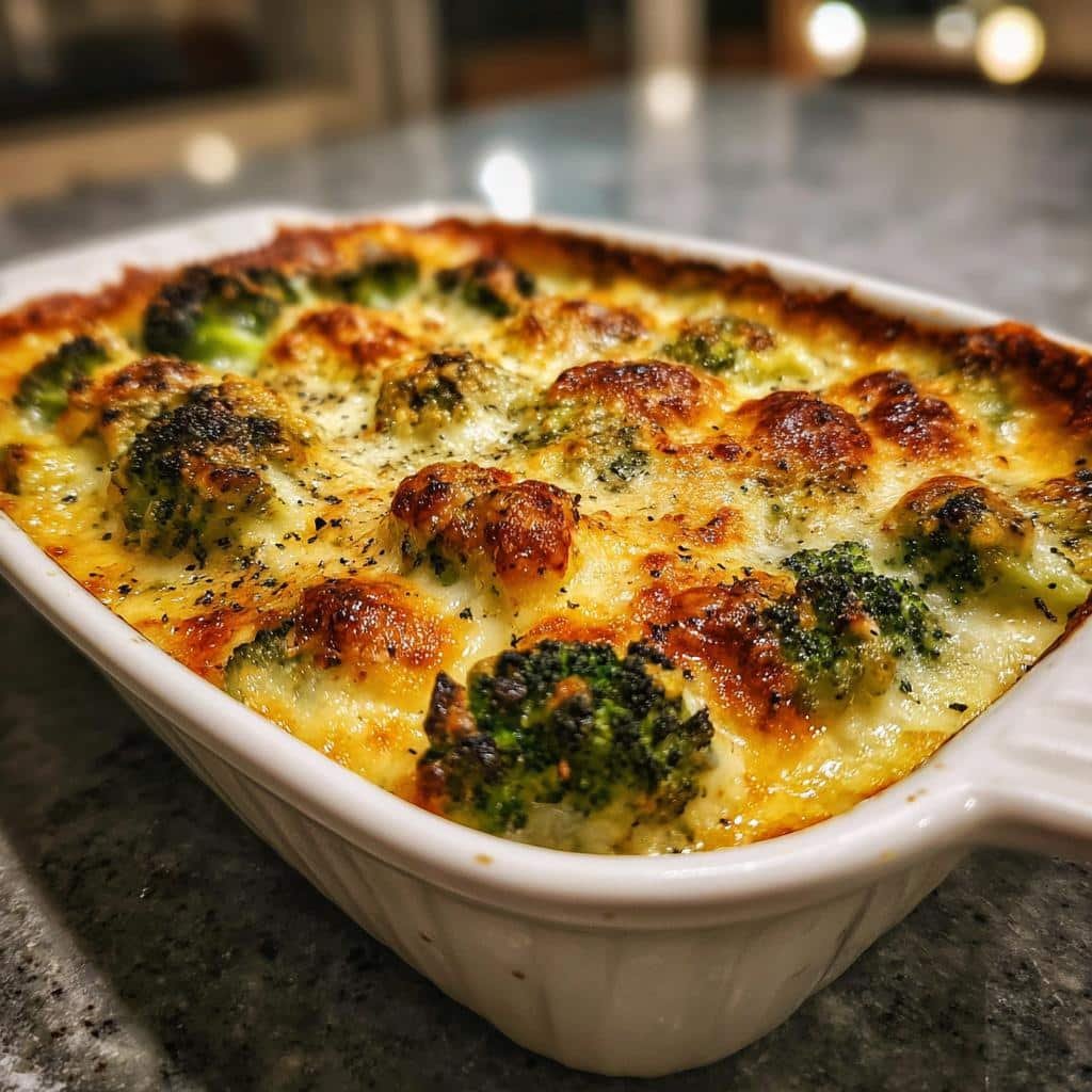 Air Fryer Broccoli Gratin (Cheesy) - detail 1