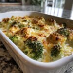 Air Fryer Broccoli Gratin (Cheesy)