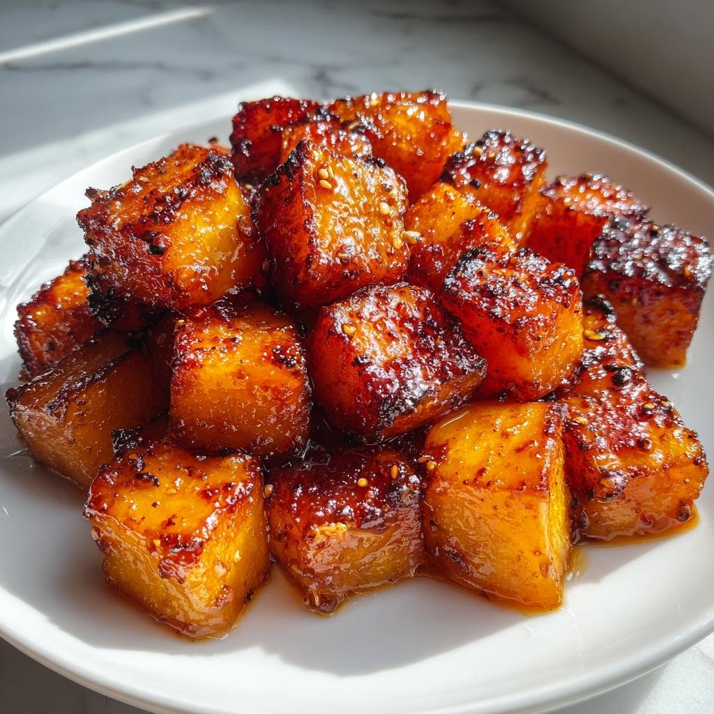 Air Fryer Butternut Squash (Maple-Glazed)