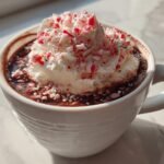 Air Fryer Candy Cane Cocoa Cups