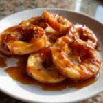 Air Fryer Caramel Apple Slices