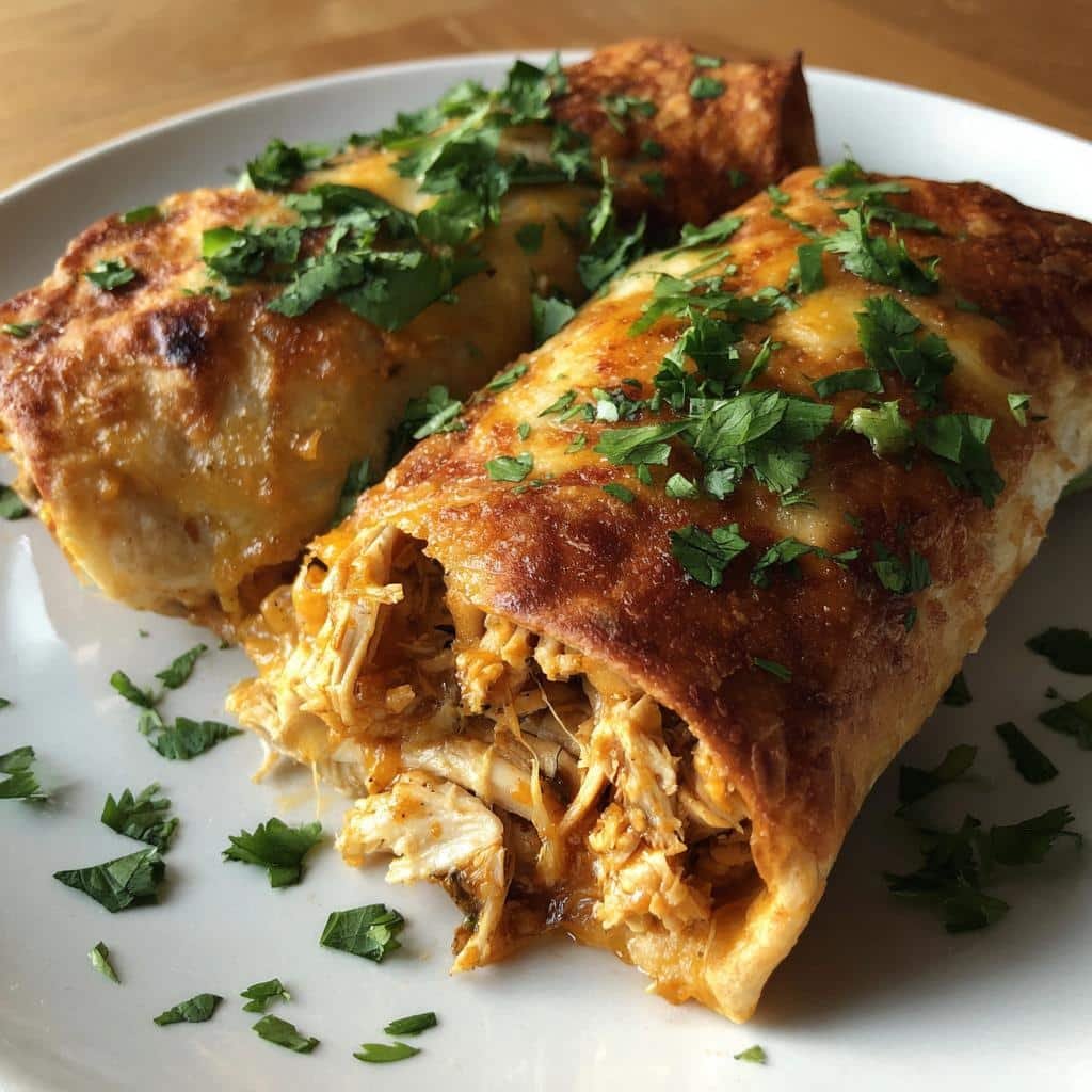 Air Fryer Chicken Chimichangas - detail 1