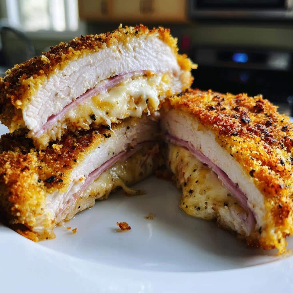 Air Fryer Chicken Cordon Bleu - detail 1