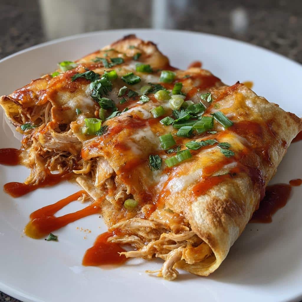 Air Fryer Chicken Enchiladas