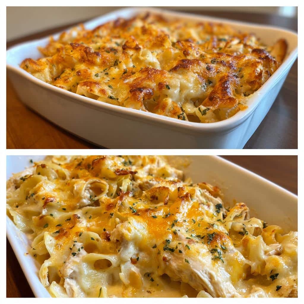 Air Fryer Chicken Noodle Casserole - detail 1