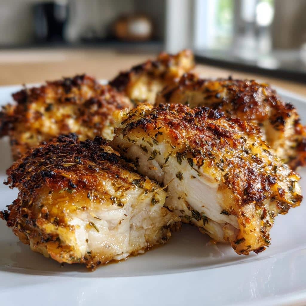 Air Fryer Chicken Thighs (Herb-Crusted) - detail 1