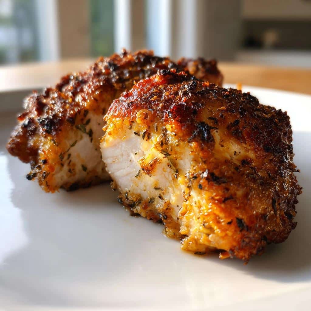 Air Fryer Chicken Thighs (Herb-Crusted)