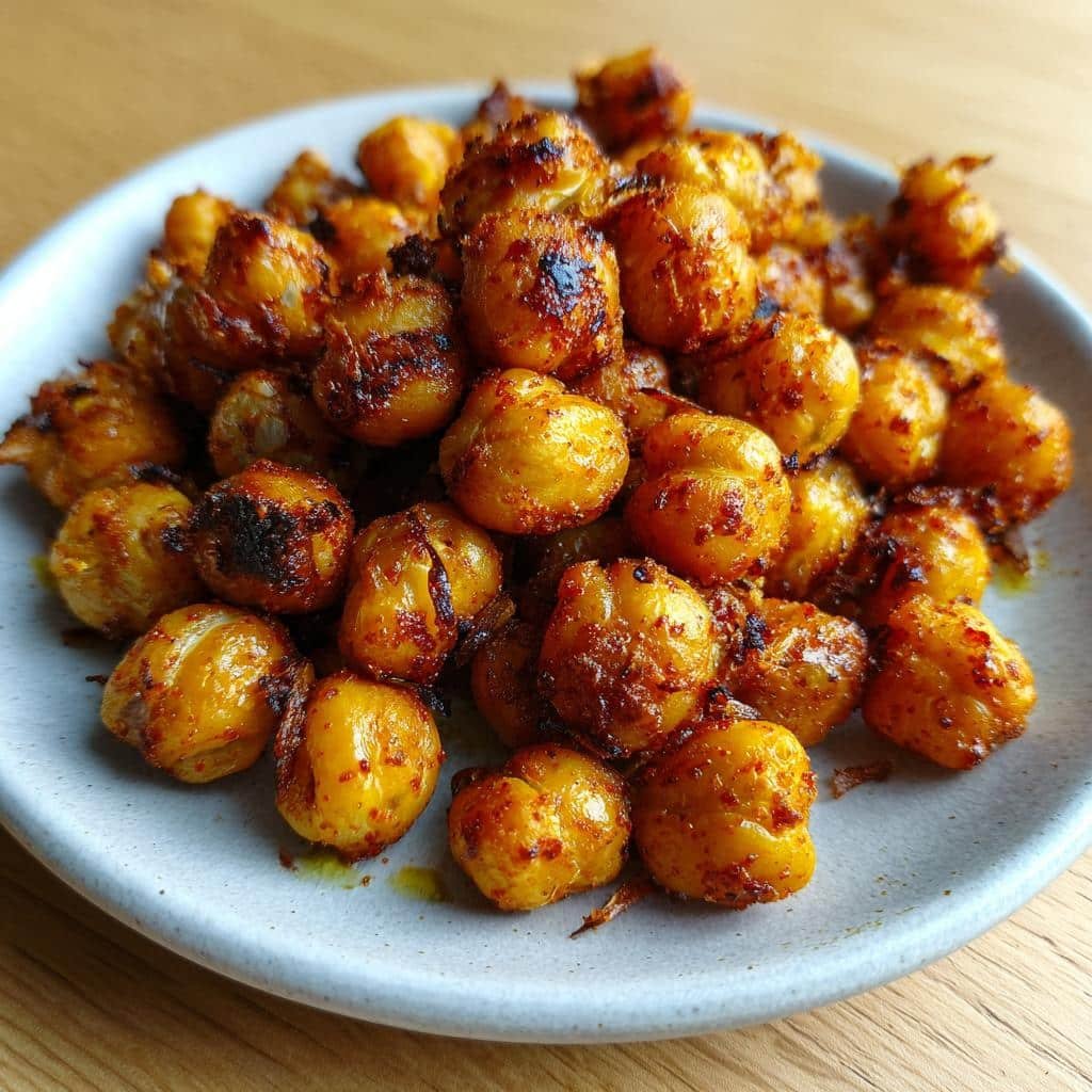 Air Fryer Chickpeas (Spiced)