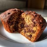 Air Fryer Chocolate Banana Muffins