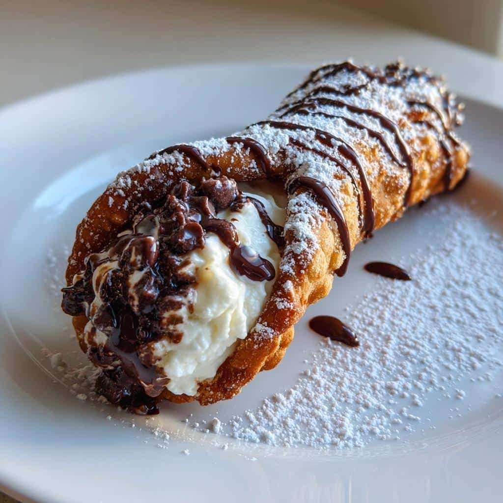 Air Fryer Chocolate Cannoli - detail 1