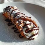 Air Fryer Chocolate Cannoli