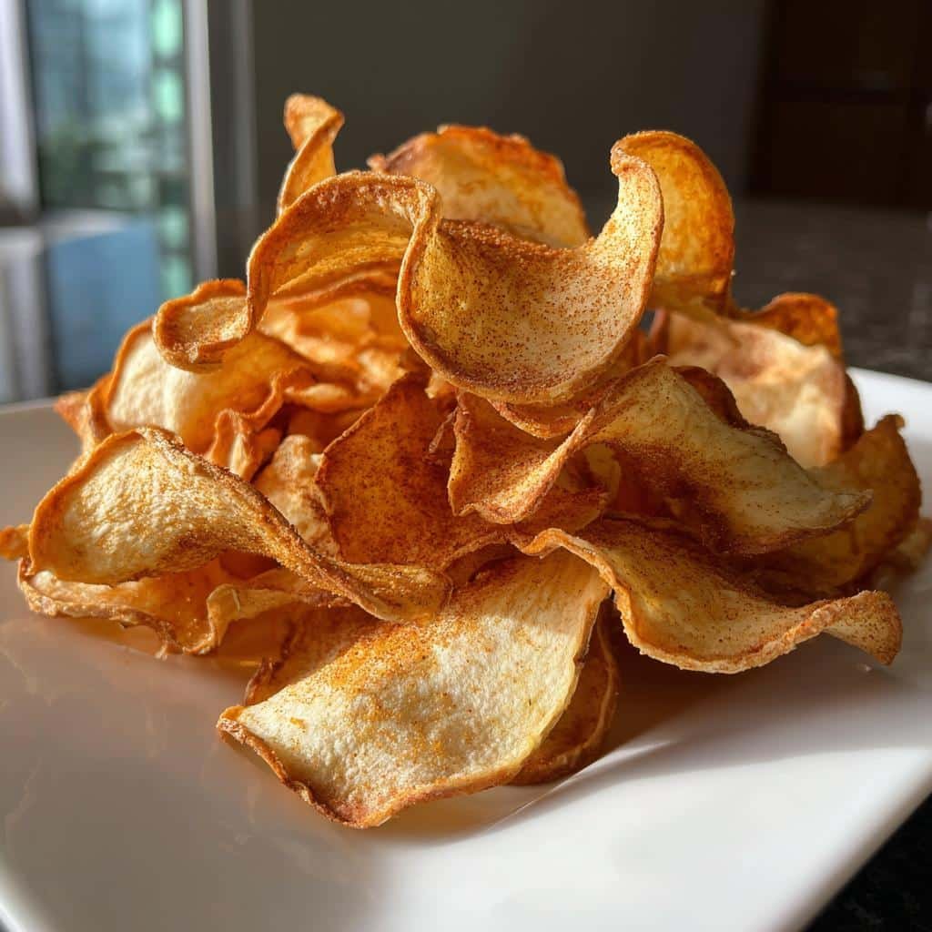 Air Fryer Cinnamon Apple Chips - detail 1