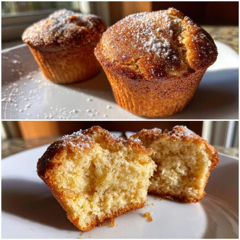 Air Fryer Cinnamon Pancake Muffins