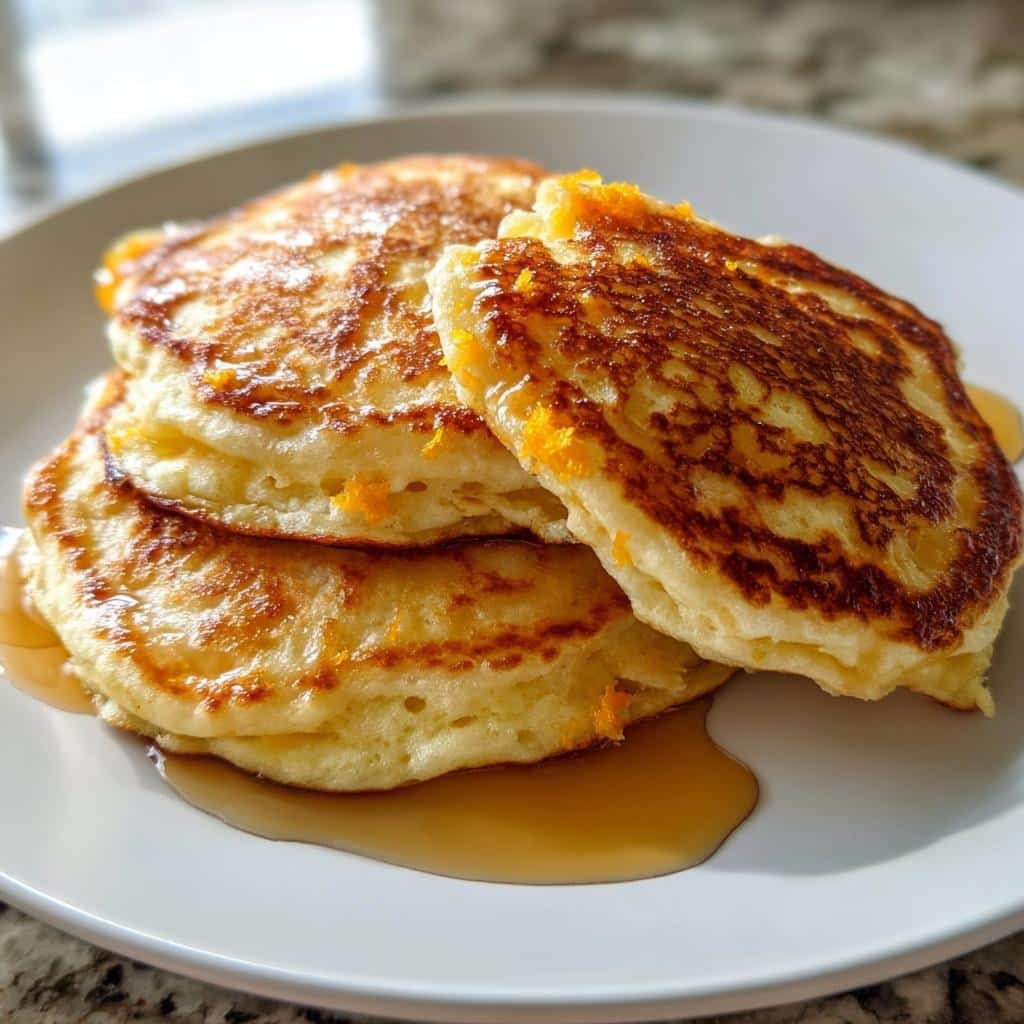 Air Fryer Citrus Ricotta Pancakes - detail 1